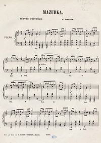 Mazurka en do - Frederic Chopin